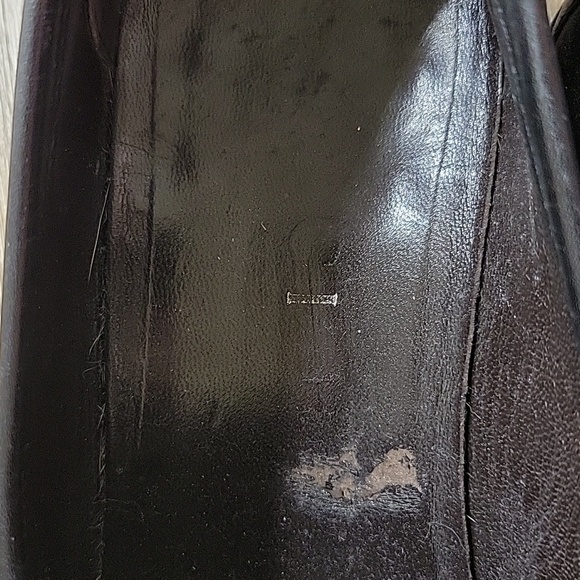 Gucci Penny Loafer Driver Shoes Black Horsebit Leather Heeled Dress Men\'s 11 D main image 10